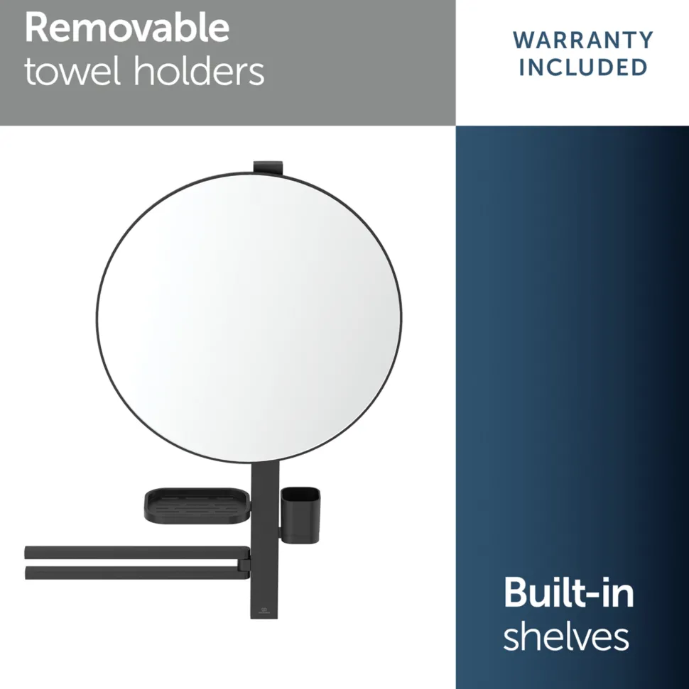 Ideal Standard Alu+ 500mm Mirror & Beauty Bar