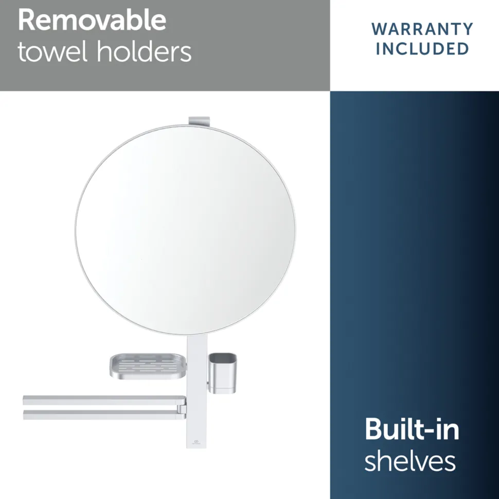 Ideal Standard Alu+ 500mm Mirror & Beauty Bar