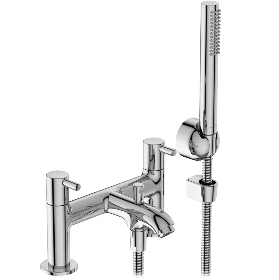Ideal Standard Ceraline Deck Mounted Bath Mixer & Shower Handset