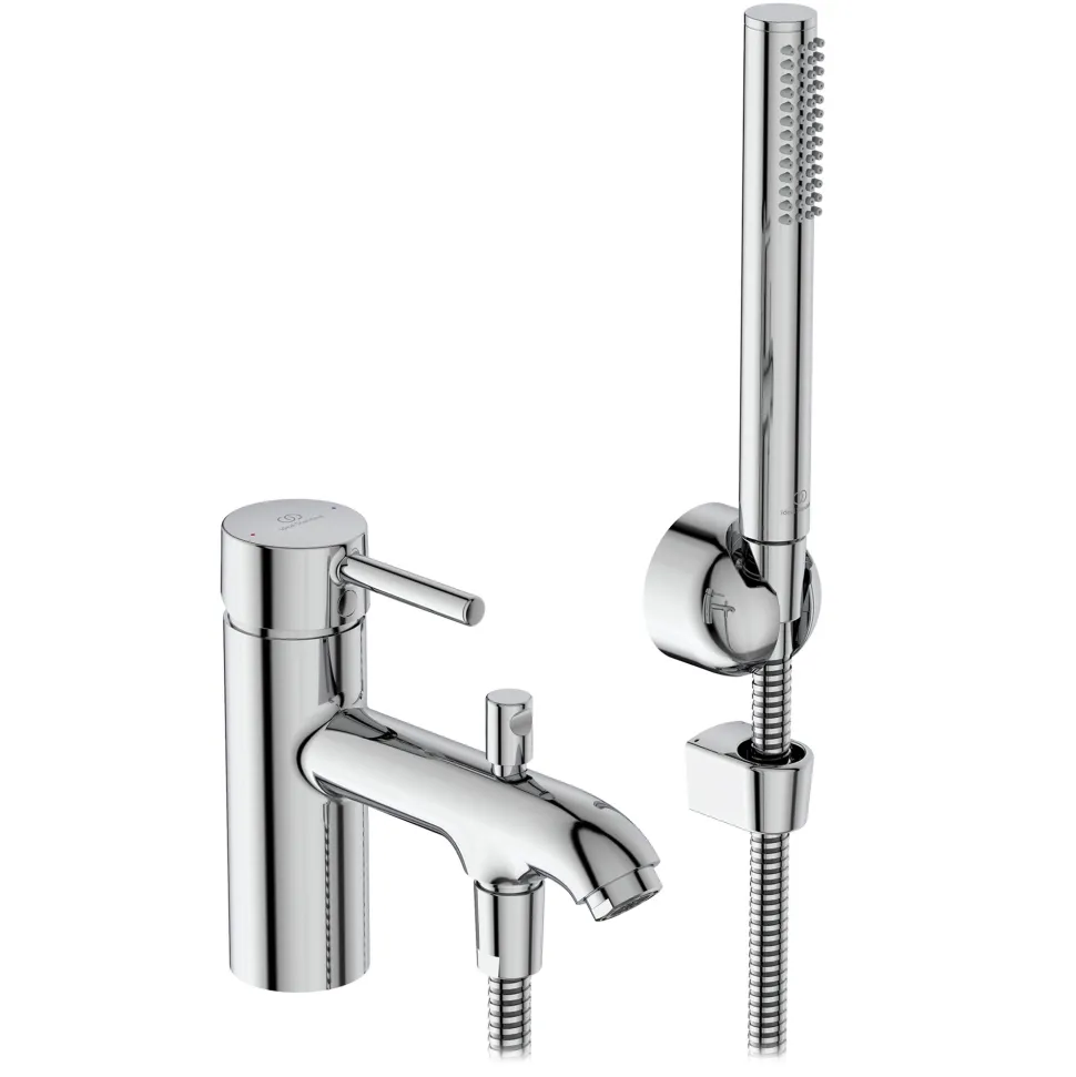 Ideal Standard Ceraline Mono Deck Mounted Bath Mixer & Shower Handset