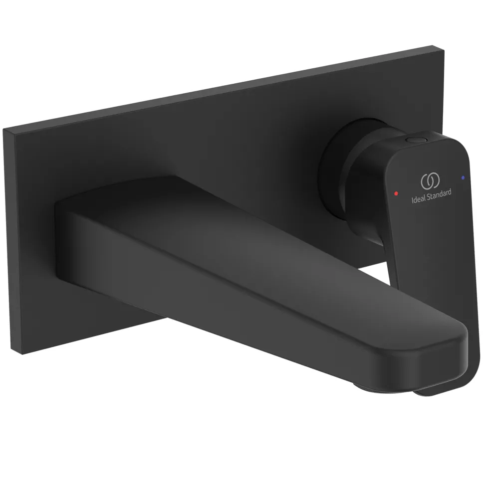 Ideal Standard Ceraplan Silk Black Wall Mounted Basin Mixer Tap