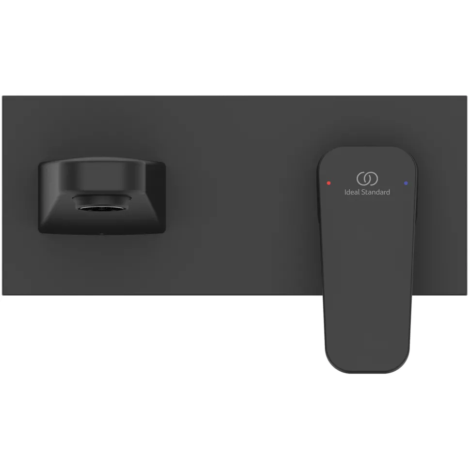 Ideal Standard Ceraplan Silk Black Wall Mounted Basin Mixer Tap