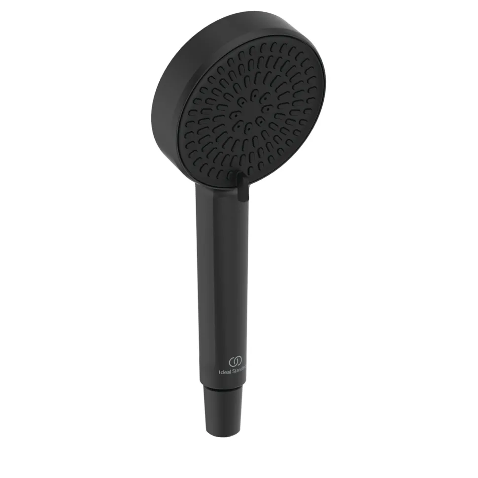 Ideal Standard Ceratherm Alu+ Exposed Thermostatic Shower Kit with Multi-Function Shower Head, Handset & 2 Shelves