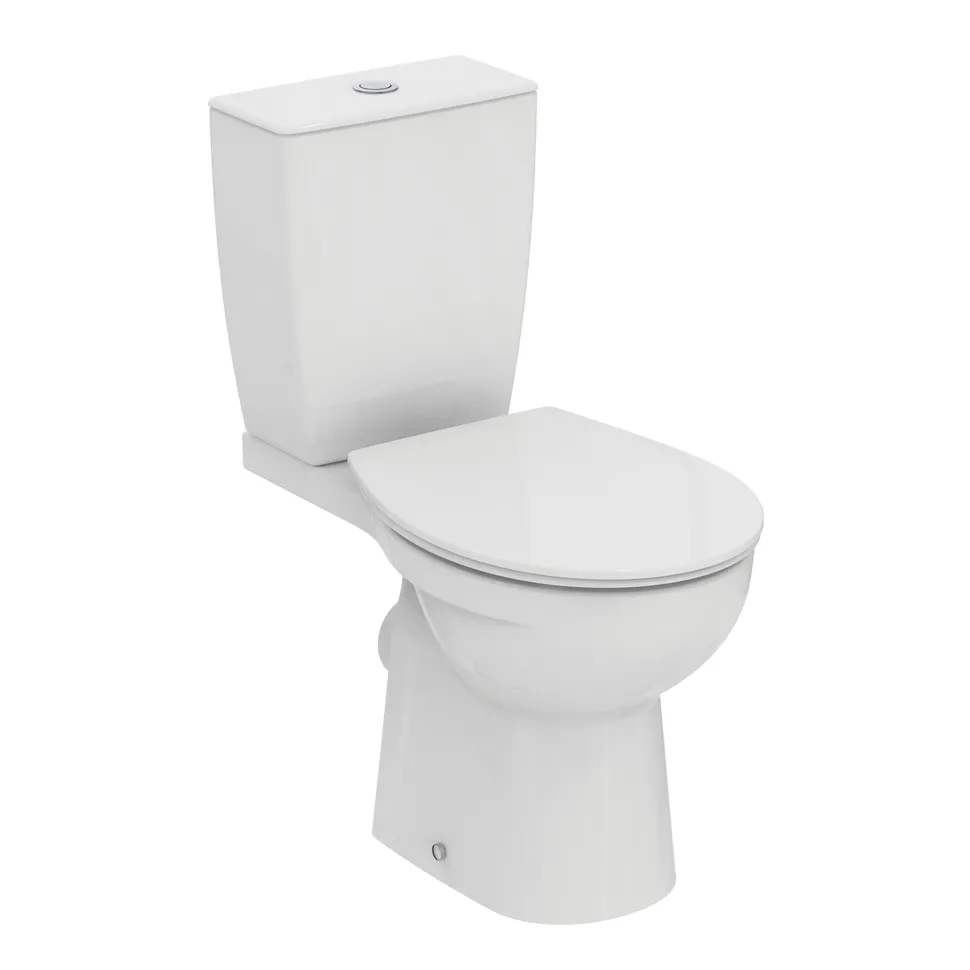 Ideal Standard Eurovit+ Close Coupled Toilet with Soft Close Seat