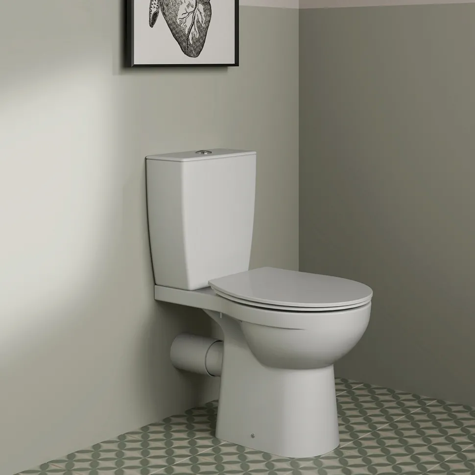 Ideal Standard Eurovit+ Close Coupled Toilet with Soft Close Seat