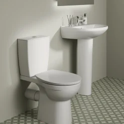 Ideal Standard Eurovit+ Close Coupled Toilet with Soft Close Seat