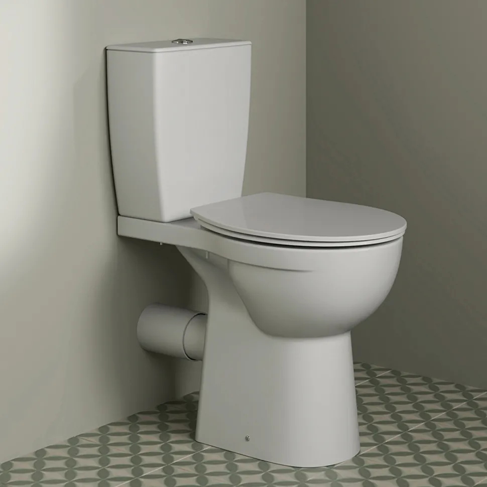 Ideal Standard Eurovit+ Comfort Height Close Coupled Toilet with Soft Close Seat