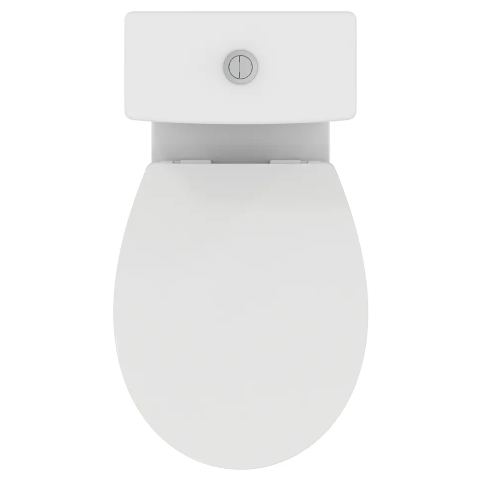Ideal Standard Eurovit+ Comfort Height Close Coupled Toilet with Soft Close Seat