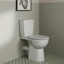 Ideal Standard Eurovit+ Comfort Height Close Coupled Toilet with Soft Close Seat