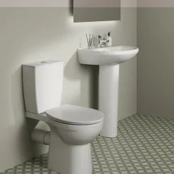 Ideal Standard Eurovit 550mm Basin & Full Pedestal