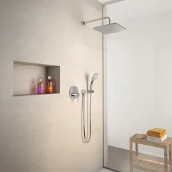 Ideal Standard Idealrain Round Fixed 400mm Wall Shower Arm