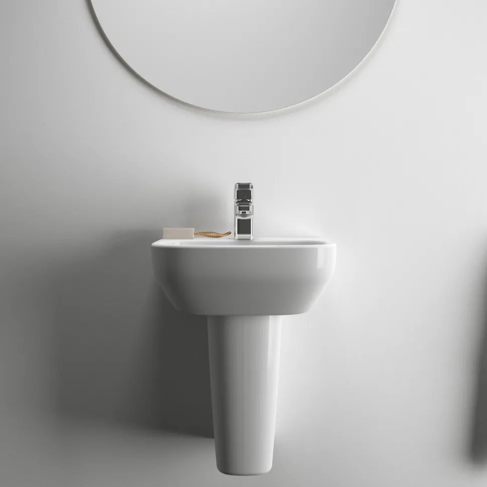 Ideal Standard i.life A Cloakroom Basin & Pedestal