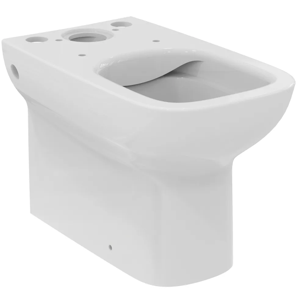 Ideal Standard i.life A Close Coupled Fully Back to Wall Rimless Toilet with Soft Close Seat