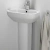 Ideal Standard i.life A Corner 450mm Cloakroom Basin & Full Pedestal