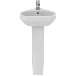 Ideal Standard i.life A Corner 450mm Cloakroom Basin & Full Pedestal