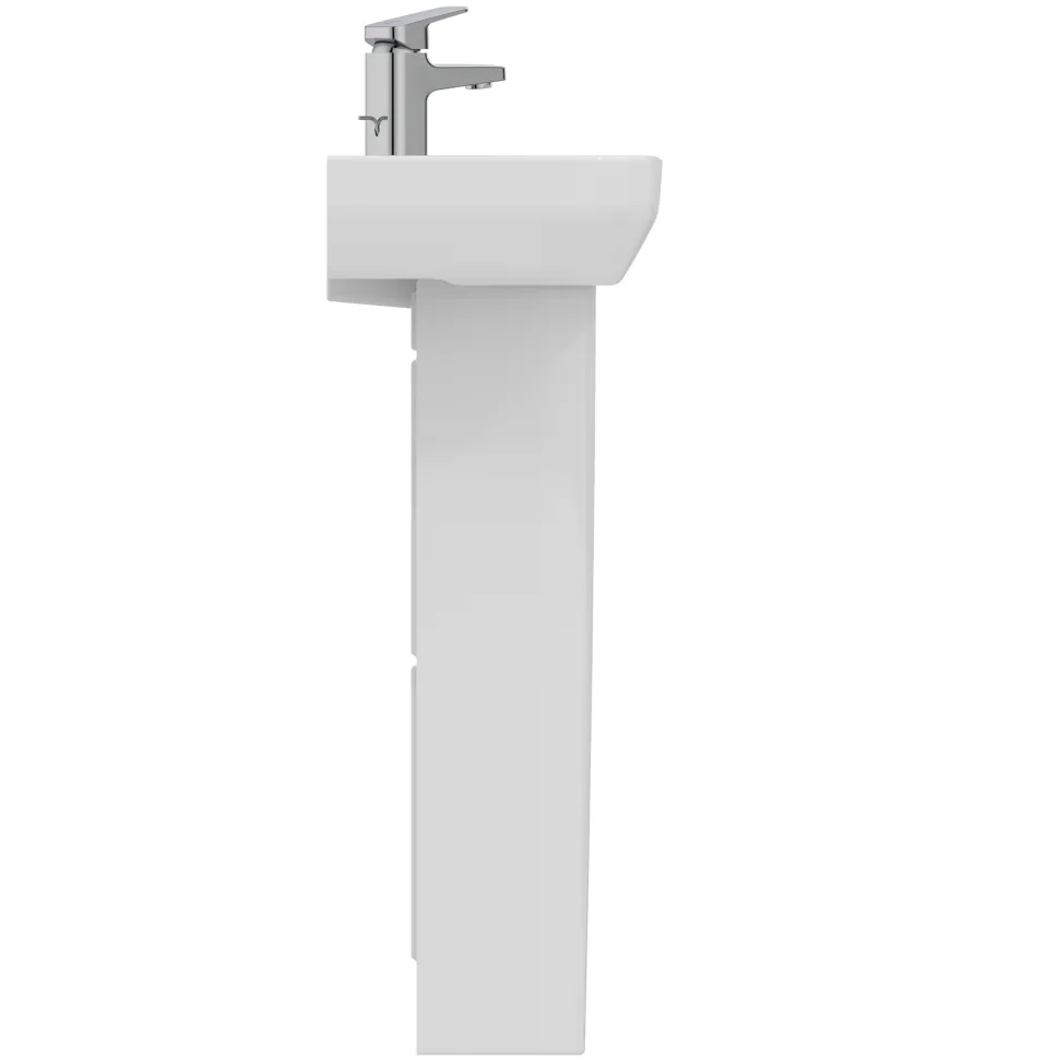 Ideal Standard i.life A 350mm Cloakroom Basin & Pedestal - Left or Right Hand Tap Hole