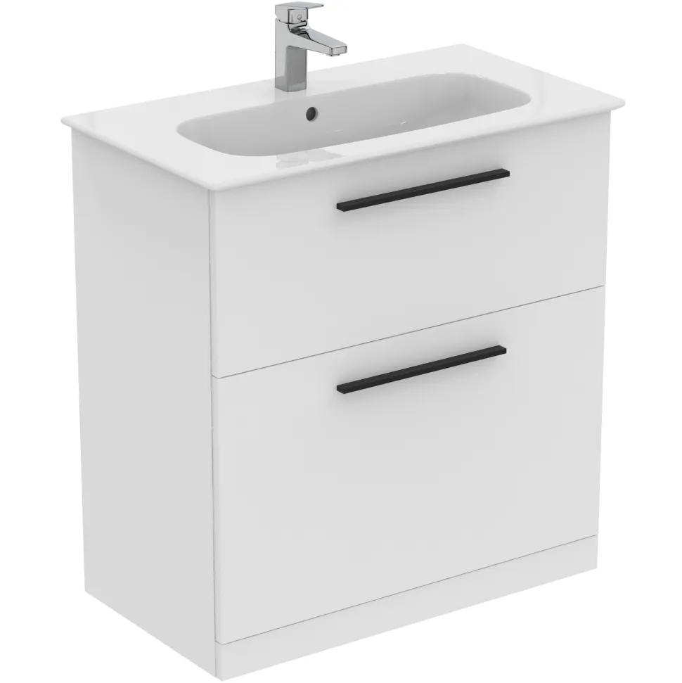 Ideal Standard i.life A 840mm Floorstanding 2 Drawer Vanity Unit & Basin