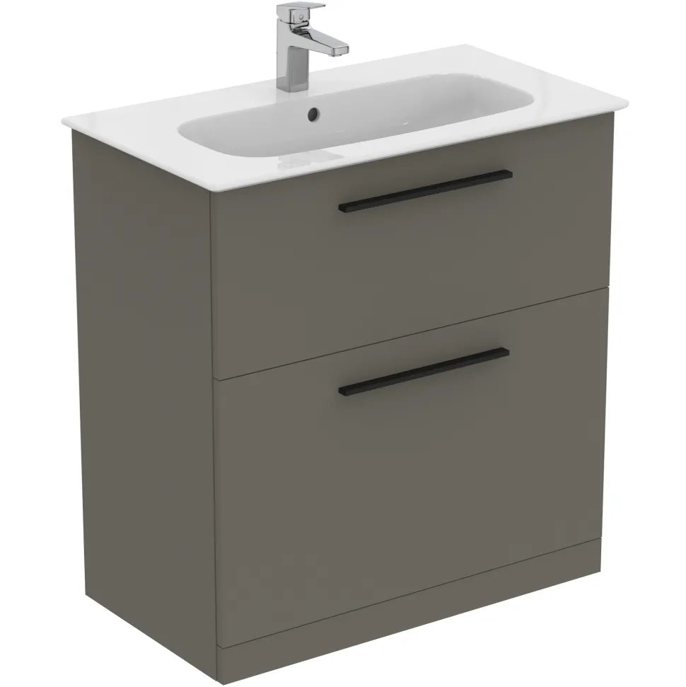 Ideal Standard i.life A 840mm Floorstanding 2 Drawer Vanity Unit & Basin
