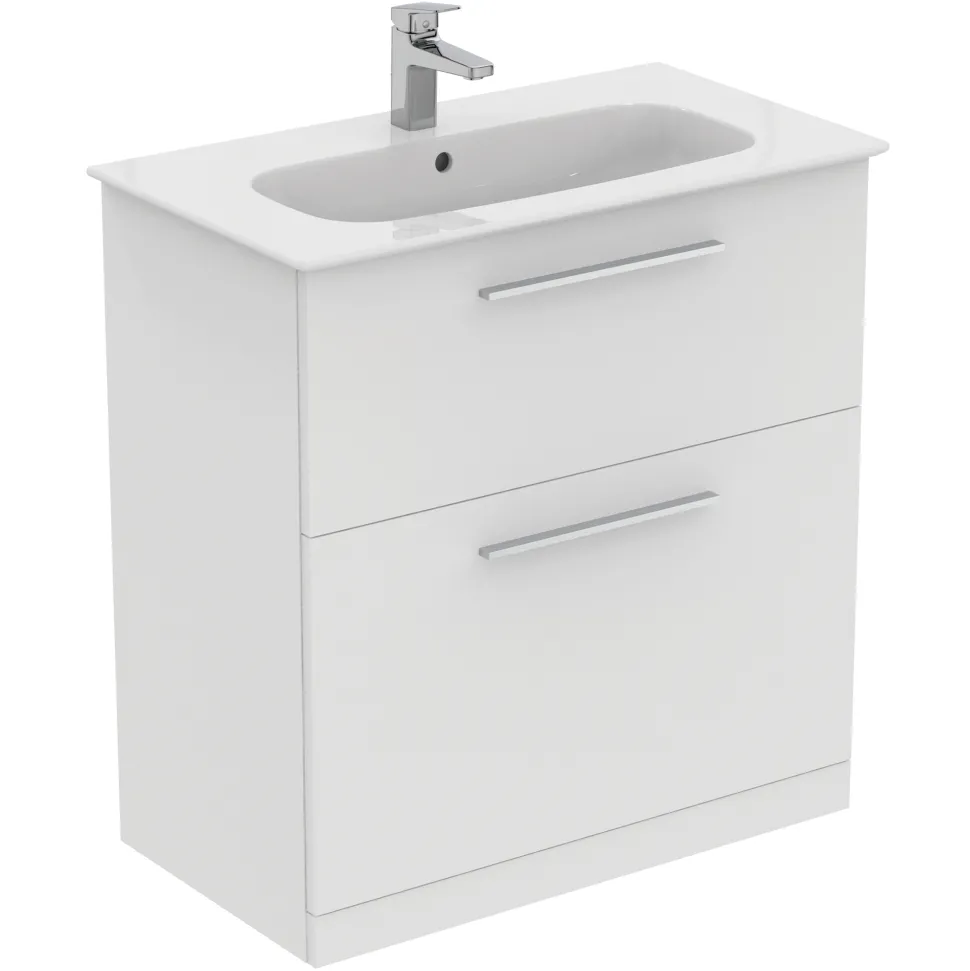 Ideal Standard i.life A 840mm Floorstanding 2 Drawer Vanity Unit & Basin