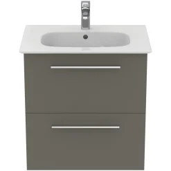 Ideal Standard i.life A 640mm Wall Mounted 2 Drawer Vanity Unit & Basin