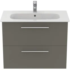 Ideal Standard i.life A 840mm Wall Mounted 2 Drawer Vanity Unit & Basin