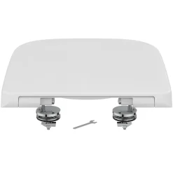 Ideal Standard i.life A & S Compact Wrap Over White Toilet Seat - Square