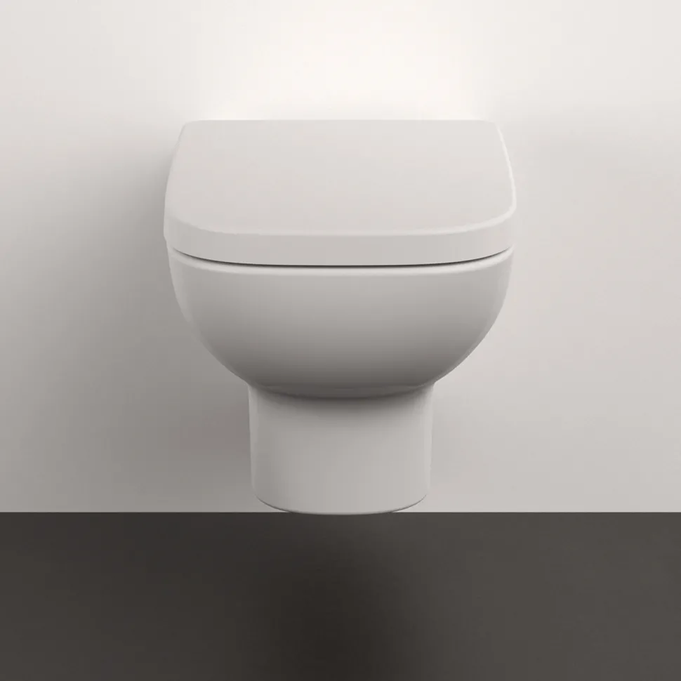 Ideal Standard i.life A Wall Hung Rimless Toilet with Soft Close Seat