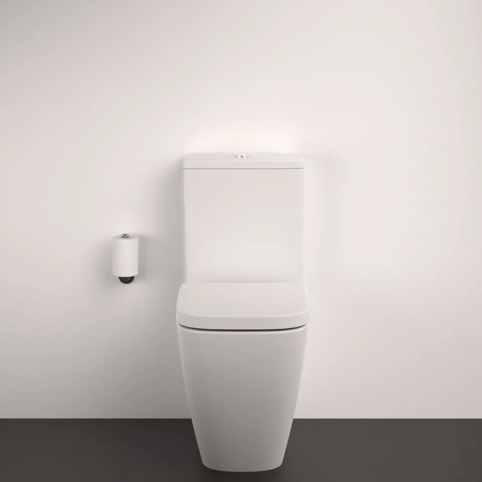 Ideal Standard i.life S Compact Close Coupled Fully Back to Wall Rimless Toilet with Soft Close Seat
