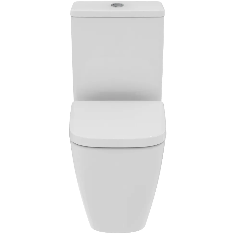 Ideal Standard i.life S Compact Close Coupled Fully Back to Wall Rimless Toilet with Soft Close Seat