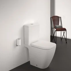 Ideal Standard i.life S Compact Close Coupled Rimless Toilet with Soft Close Seat