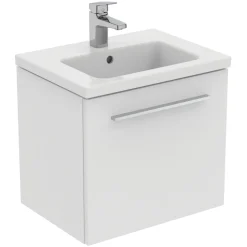 Ideal Standard i.life S 500mm Wall Mounted 1 Drawer Compact Vanity Unit & Basin