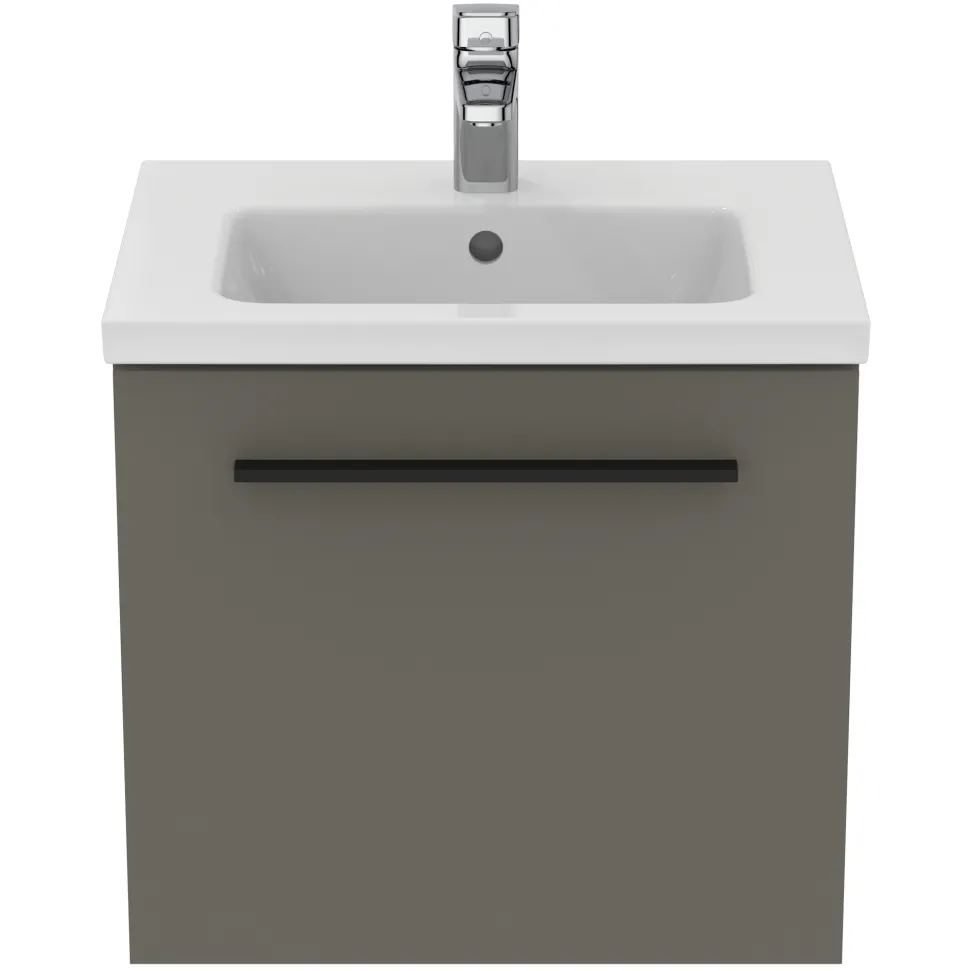 Ideal Standard i.life S 500mm Wall Mounted 1 Drawer Compact Vanity Unit & Basin