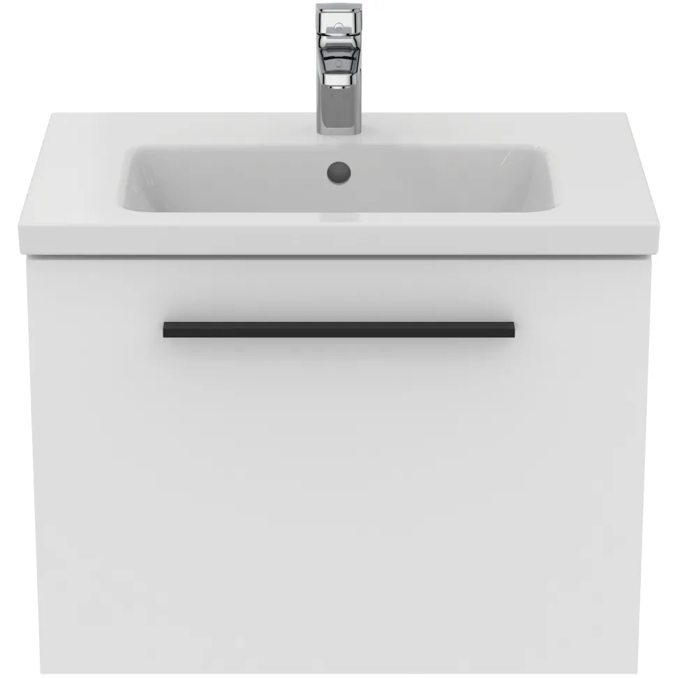 Ideal Standard i.life S 600mm Wall Mounted 1 Drawer Compact Vanity Unit & Basin