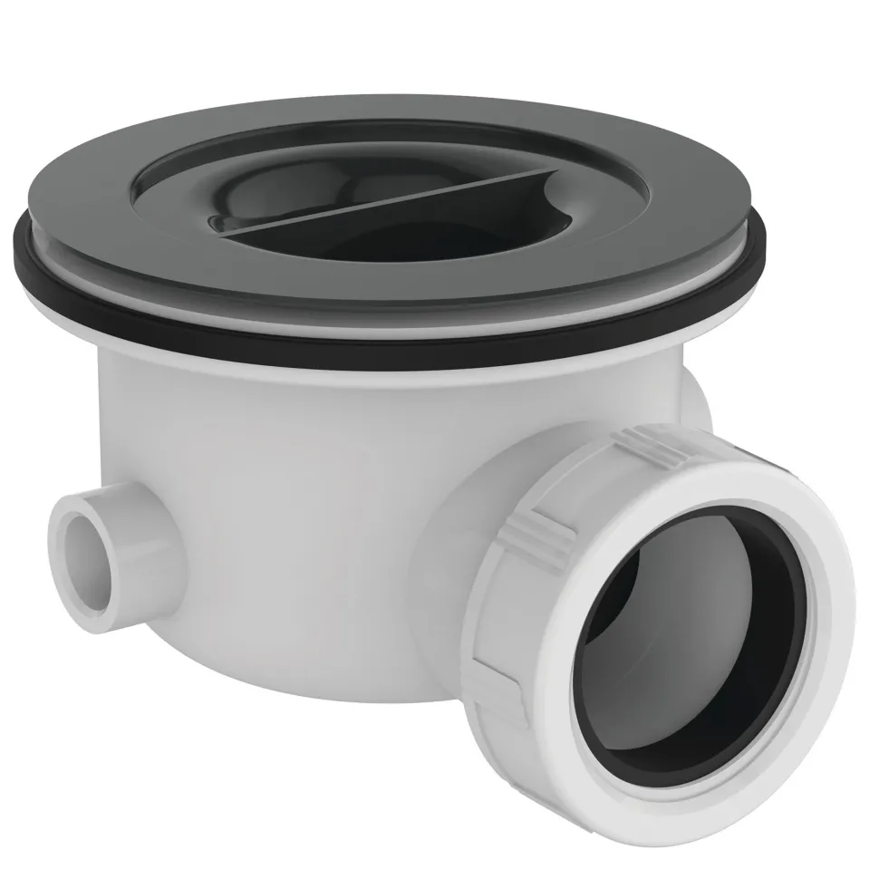 Ideal Standard 90mm Matt White Fast Flow Shower Waste