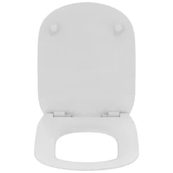 Ideal Standard Tesi Close Coupled Fully Back to Wall Toilet with Aquablade® Flush Technology & Soft Close Seat