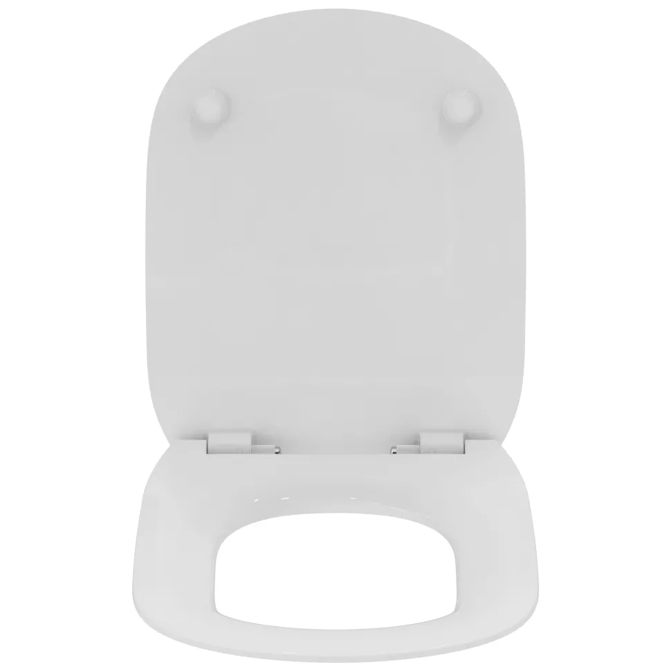 Ideal Standard Tesi Close Coupled Fully Back to Wall Toilet with Aquablade® Flush Technology & Soft Close Seat