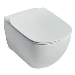 Ideal Standard Tesi Wall Hung Toilet with Aquablade® Flush Technology & Soft Close Seat