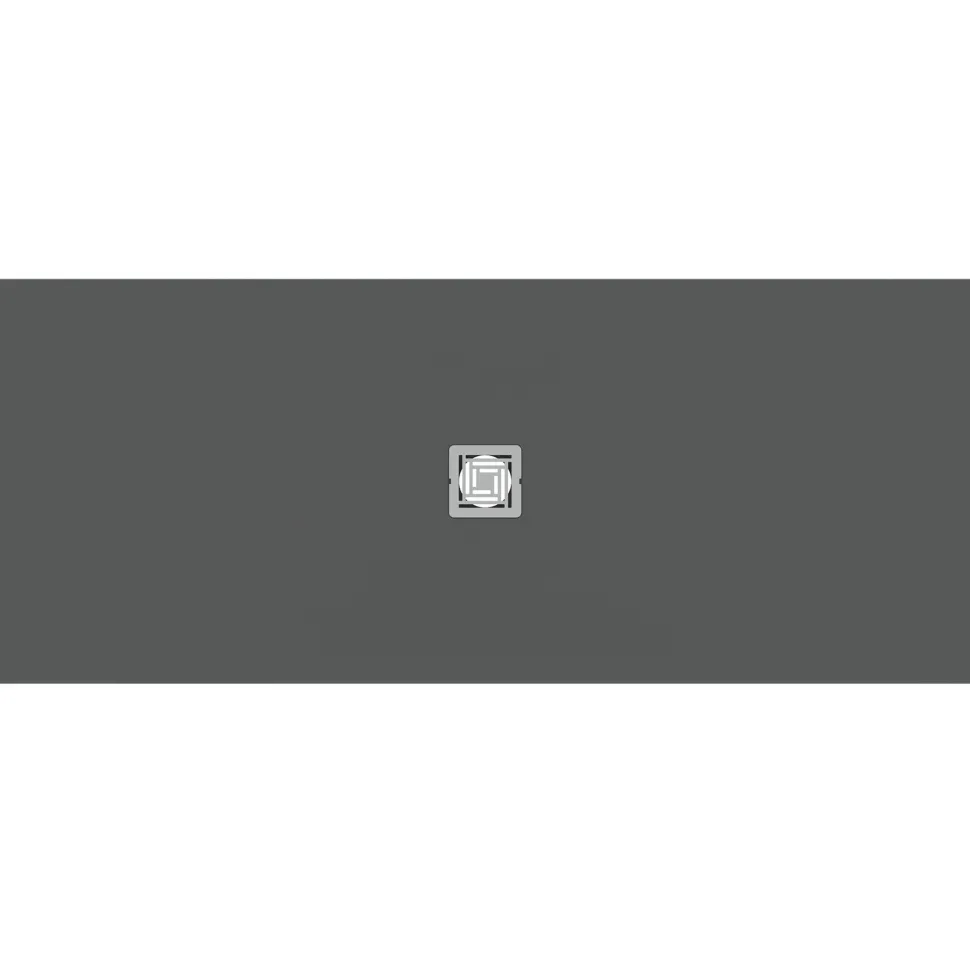 Ideal Standard Ultra Flat S+ Concrete Grey Rectangular Anti-Slip Stone Resin Shower Tray - 7 Sizes