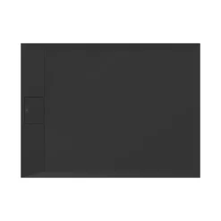 Ideal Standard Ultra Flat S i.life Jet Black Rectangular Anti-Slip Stone Resin Shower Tray - 5 Sizes