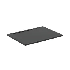Ideal Standard Ultra Flat S i.life Jet Black Rectangular Anti-Slip Stone Resin Shower Tray - 5 Sizes