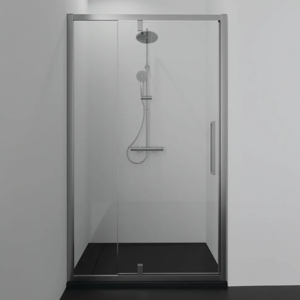 Ideal Standard Ultra Flat S i.life Jet Black Rectangular Anti-Slip Stone Resin Shower Tray - 5 Sizes