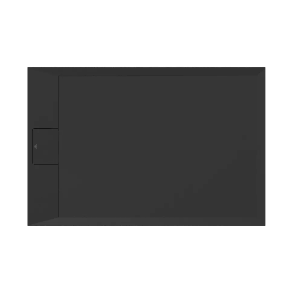 Ideal Standard Ultra Flat S i.life Jet Black Rectangular Anti-Slip Stone Resin Shower Tray - 5 Sizes