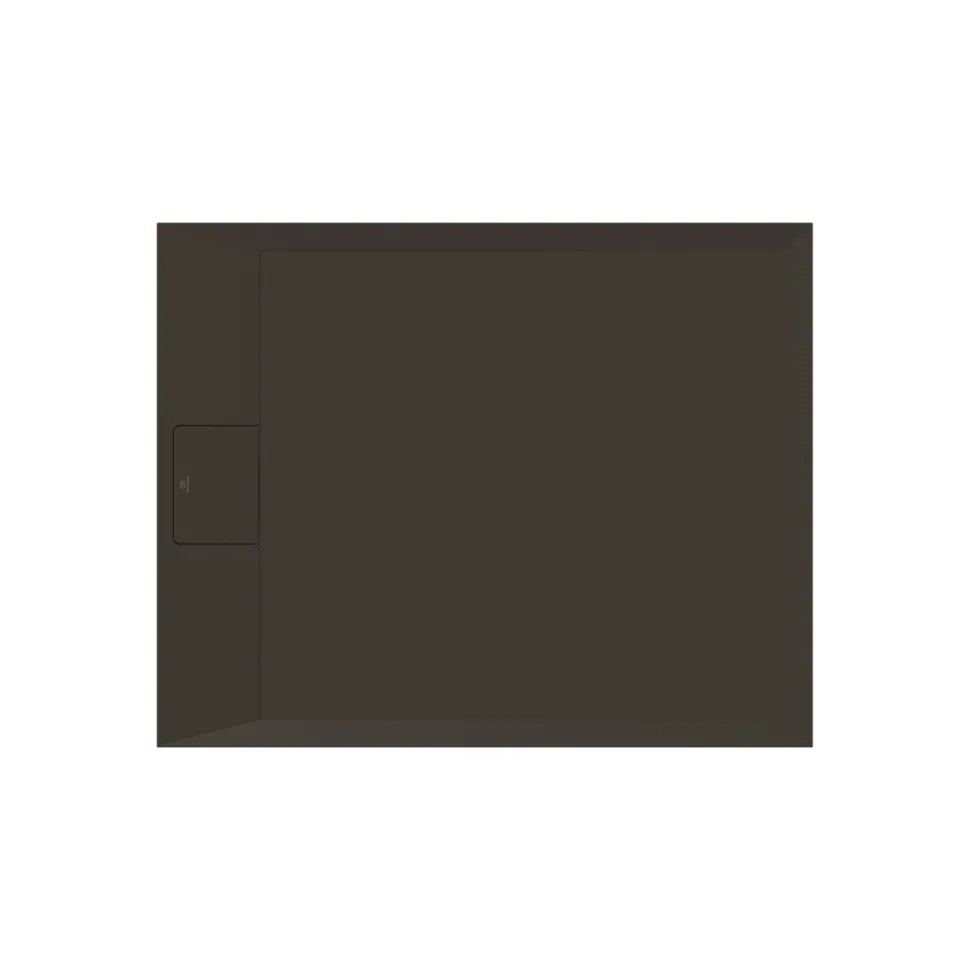 Ideal Standard Ultra Flat S i.life Jet Black Rectangular Anti-Slip Stone Resin Shower Tray - 5 Sizes