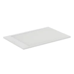 Ideal Standard Ultra Flat S i.life Pure White Rectangular Anti-Slip Stone Resin Shower Tray - 5 Sizes