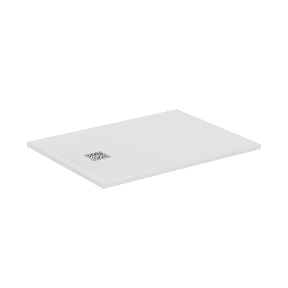 Ideal Standard Ultra Flat S+ Pure White Rectangular Anti-Slip Stone Resin Shower Tray - 7 Sizes