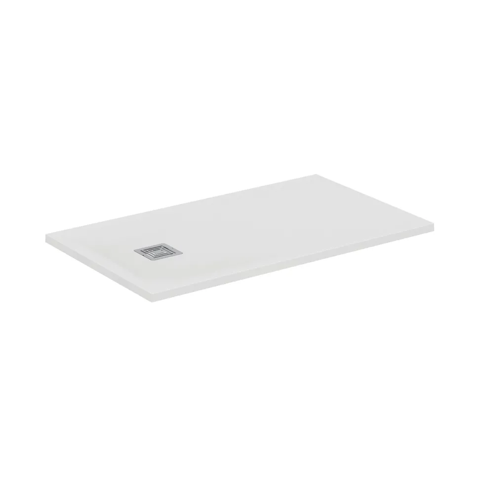 Ideal Standard Ultra Flat S+ Pure White Rectangular Anti-Slip Stone Resin Shower Tray - 7 Sizes