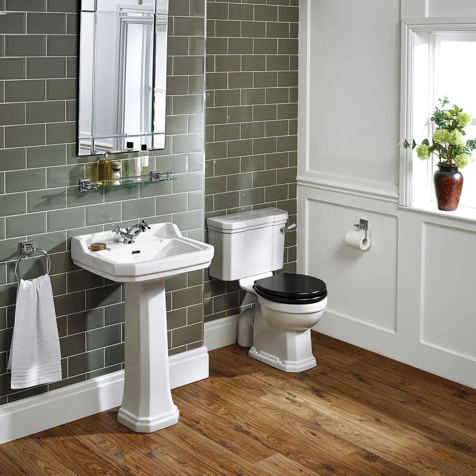 Ideal Standard Waverley 560mm Basin & Full Pedestal