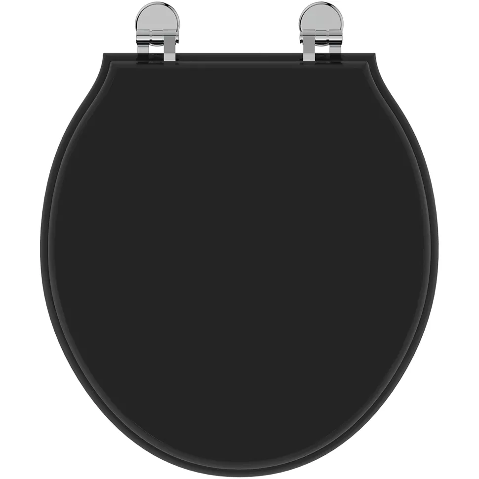 Ideal Standard Waverly Black Toilet Seat