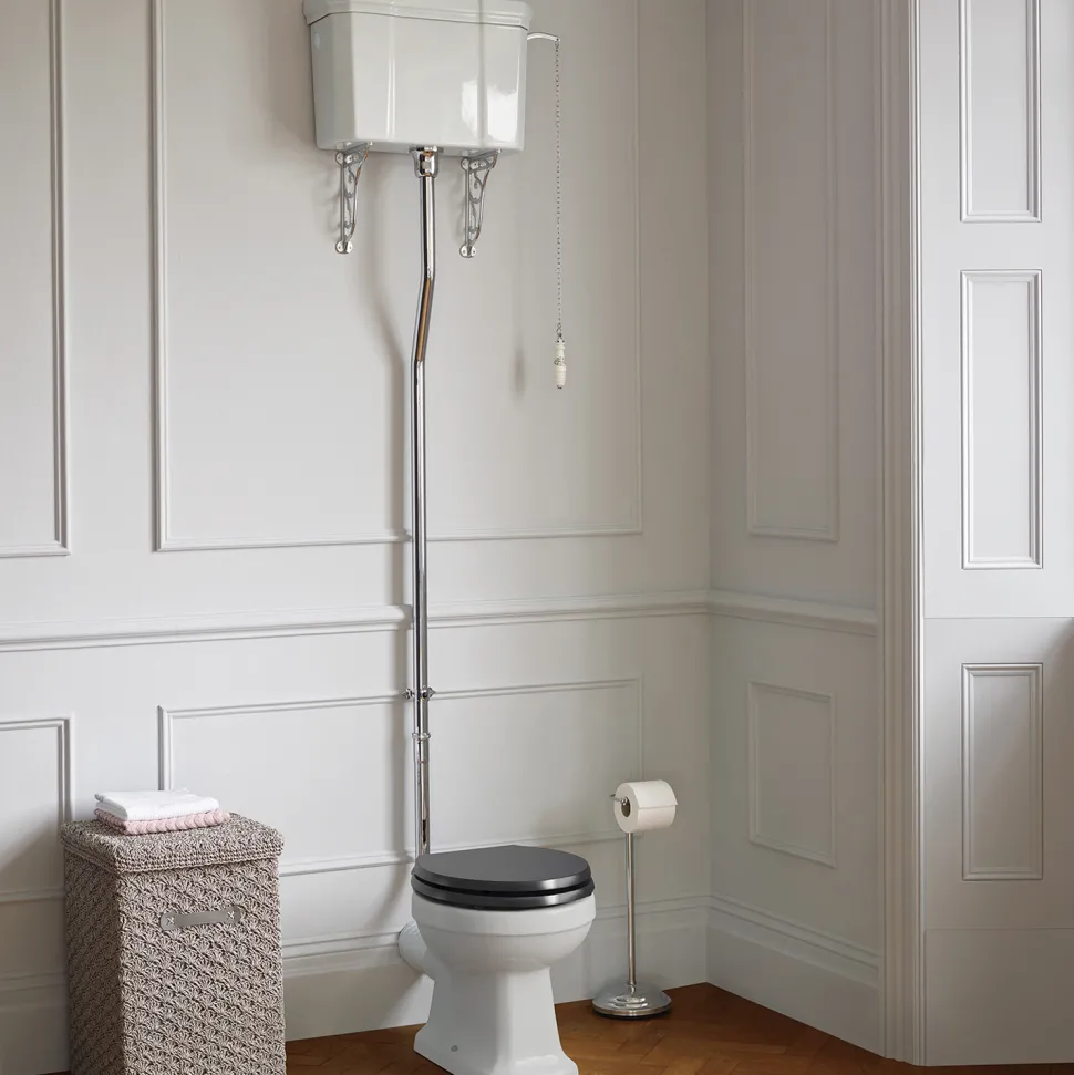 Ideal Standard Waverly High Level Toilet (Excluding Seat)