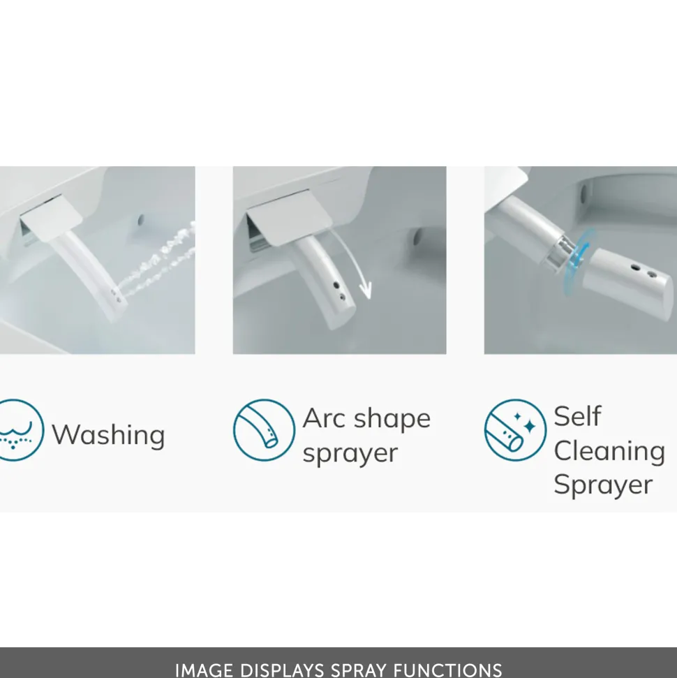 Imex Arco Back to Wall Smart Toilet with Soft Close Seat & Remote Control